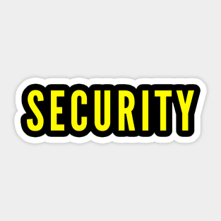 Security Sticker